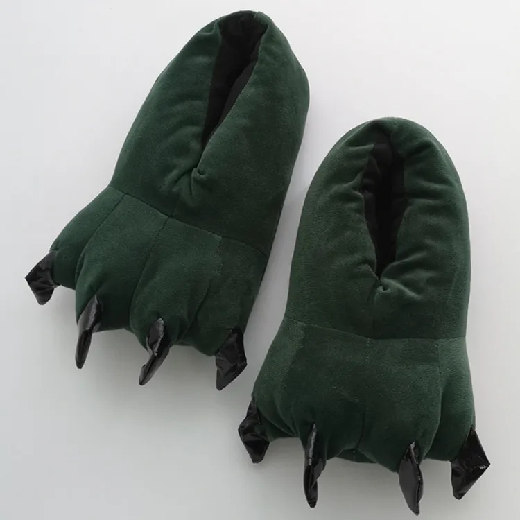 Monster Slippers Tesco Dinosaur Slippers Fuzzy Dinosaur Slipper