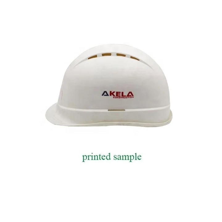 Semi-auto Servo Rotary 5 Colors Hard Hat Safety Helmet Pad Printer Silicone Printing Machine