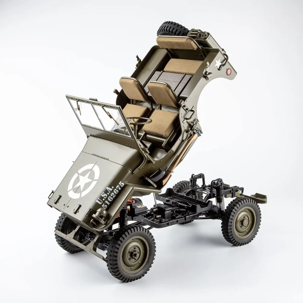 ホビーラジコン ROCHOBBY FMS 1/6 JEEP MB SCALER WILLYS Amazon.com: FMS Rochobby RC Car 112 1941 MB Scaler Willys