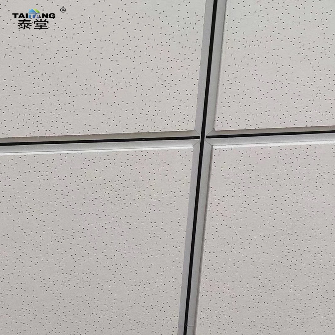 Accoustics Ceiling Panel Tablero De Techo De Fibra Mineral Wool Fiber for Ceiling Board