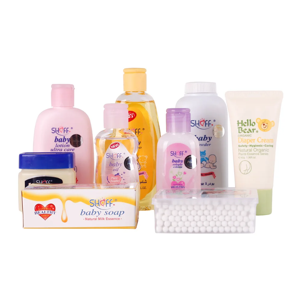 Nine-piece Baby Toiletries Set, Newborn Baby Supplies, Baby Wash Product and Baby Skin Care Gift Box