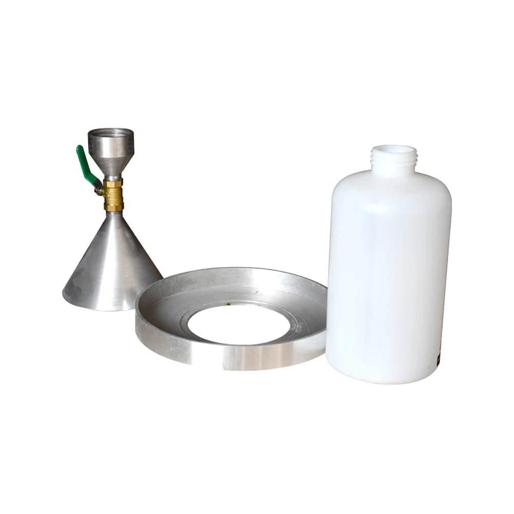 Sand Cone Field Density test Sand Fling Funnel Density Cones Density Apparatus