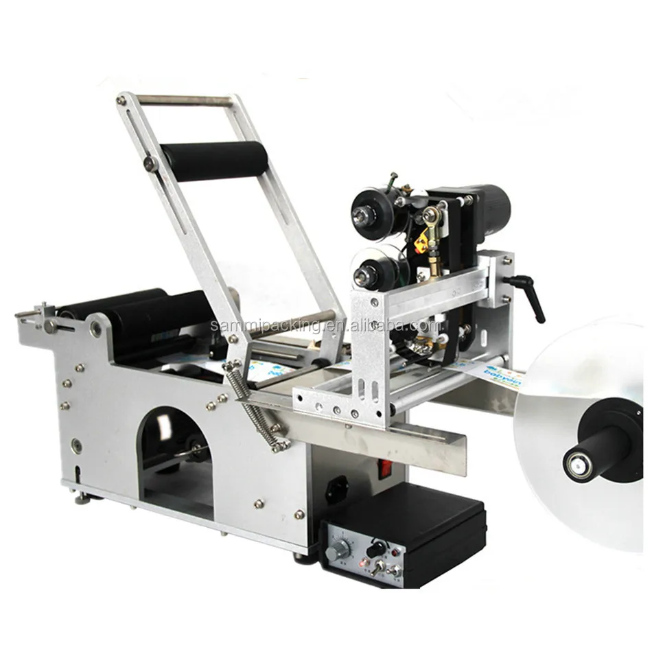 220V Semi-Automatic Electric Labeling Machine for Round Bottles with High Precision and Long Service Life