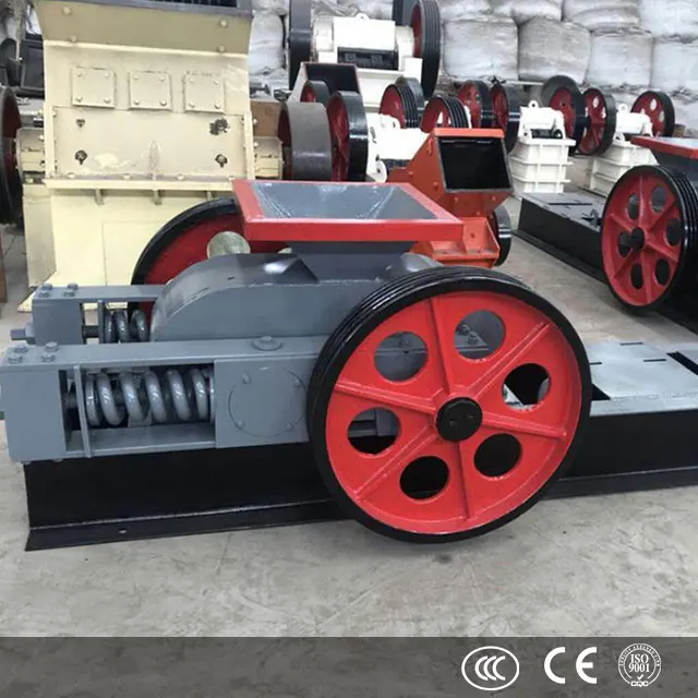 Mini Double Roller Crusher 5-10t/h with AC Motor Bearing & Gearbox for Ore Mining/Construction