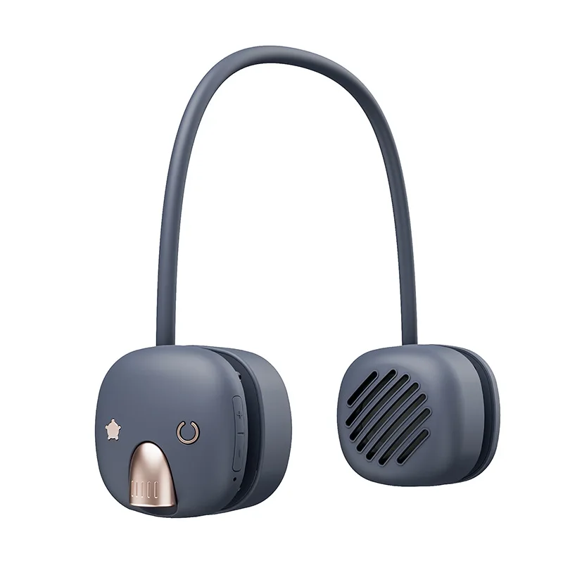 2023 New Compact  Retractable  HiFi Sound 6W Power  Neck  Wear BT Speaker Wireless  with LED Torch