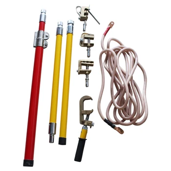 High Voltage Earthing Safety Kits Substation Work Ground Earth Wire Set ...