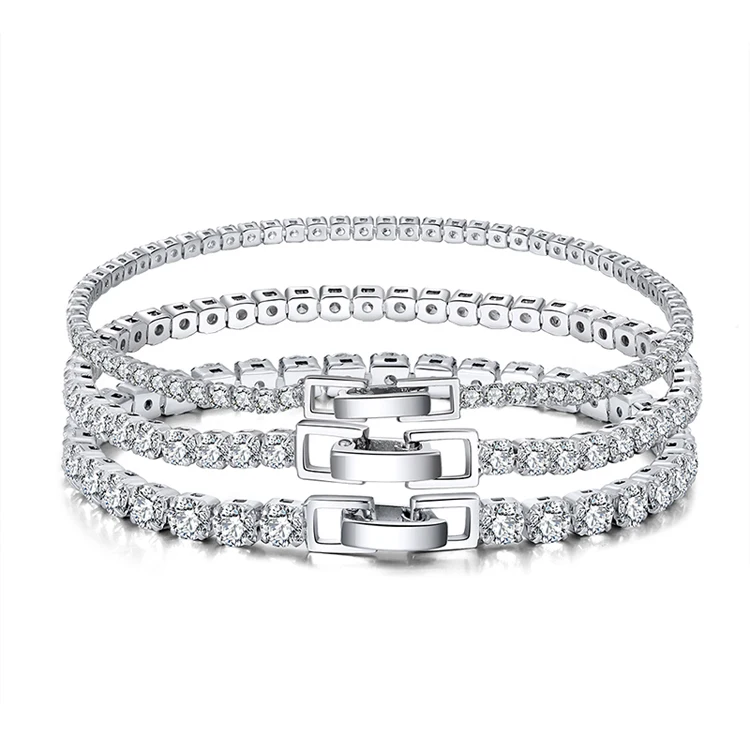 RINNTIN SB91 Accessories - Stylish 925 Sterling Silver Bracelets display picture 3