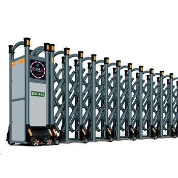 Wholesale Motorized Sliding Driveway Electric Retractable Gate Latest Designs Aluminum Alloy Automatic for House Main Entrance