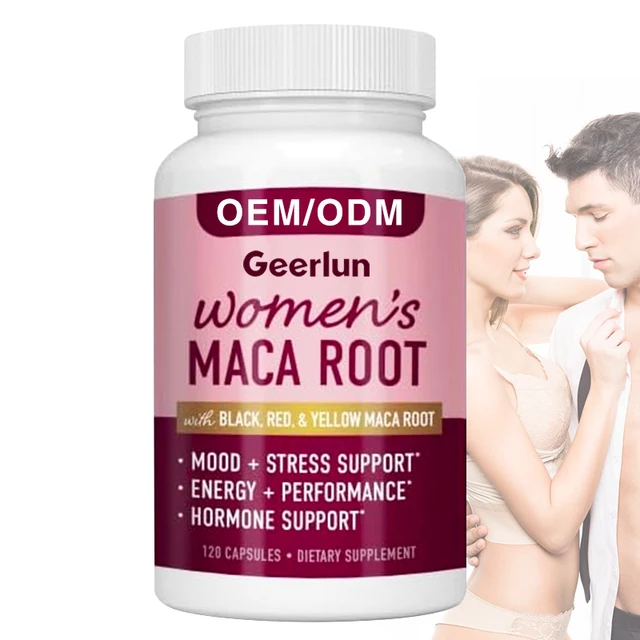 OEM Organic Maca Root Supplement Replenish Energy Herbal Supplement Enhance Endurance Maca Capsule