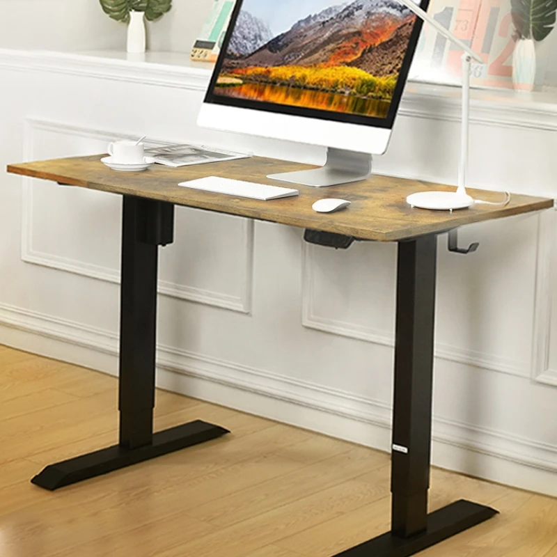 Zgo Motorized Standing Ergonomic Electric Up And Down Desk Go Up And Down Table Office Furniture