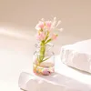 Jarrón de concha de mar brillante - Rosa
