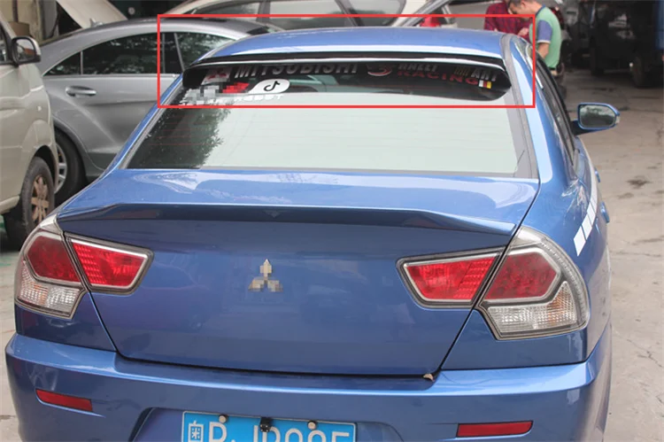 thumbnail image 2 of SpoilerKing Rear Window Roof Spoiler For Mitsubishi Lancer 2008+ (Unpainted Polyurethane) 2 of 2