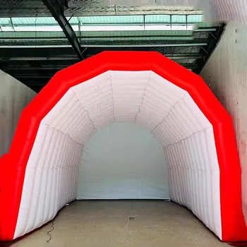 Football Arch Blow Up Run Out Tunnel Inflatable Entrance Tunnel For Sports Event