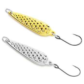 Micro Metal Spoon Lure, Ultralight Stream Spoon for Minnow, Bleak, Topmouth Culter and Bass, Freshwater Imitation Fishing Bait – Metal Jig – view 2