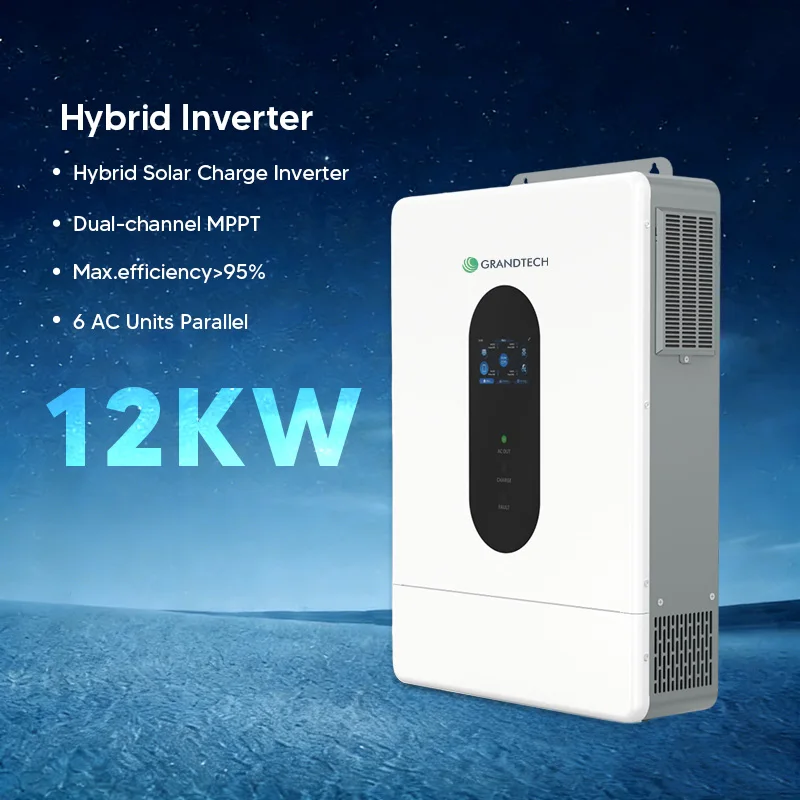 Existencias en EE. UU.: inversor de energía solar con onda sinusoidal pura e inversor híbrido de 12 kW; inversor solar híbrido de 10 kW; inversor bifásico de 48 V