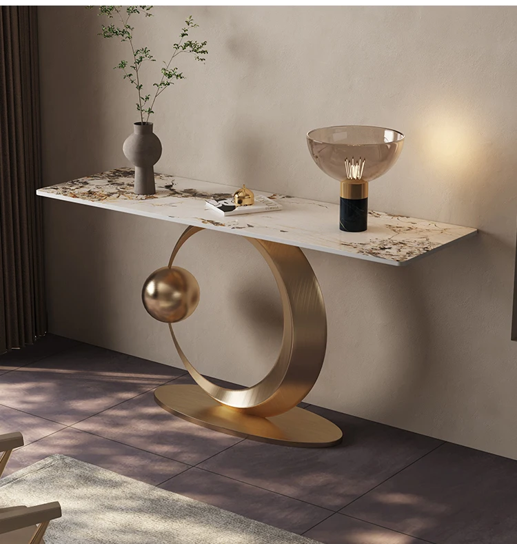 Marble Top Hallway Entrance Foyer Console Entry Tables