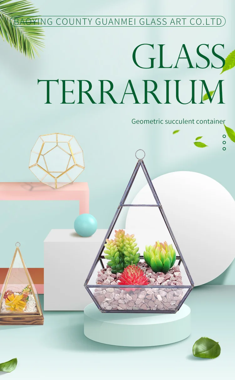 2022 indoor terrarium for home and wedding decor clear glass terrarium bulk factory