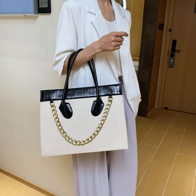 large structured tote bolsa