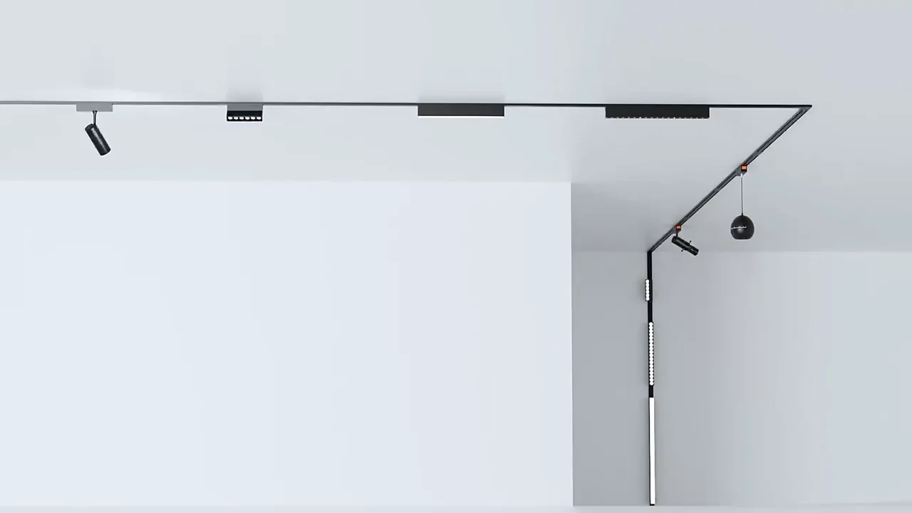 Brand New Surface Mounting Easy Installation 35mm Ultrathin Led Track Light System