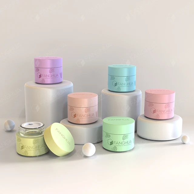 Europe and America Style Empty Matte Skincare Packaging  Bukhoor Custom Color Round Shape with Rigid Packaging Box