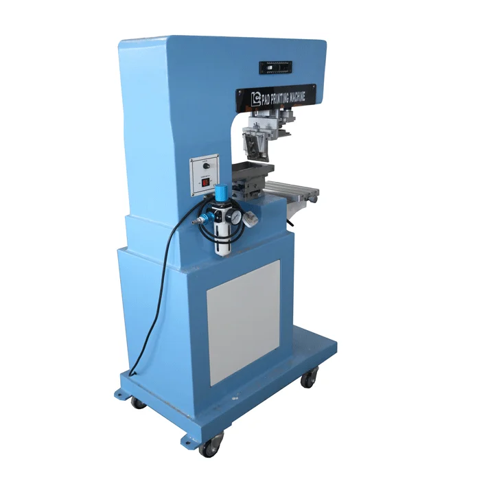 High Precision Single Color Semi-automatic Pad Printer Engine Grade Single LED Bulb  Paper Label Core Pump New Condition
