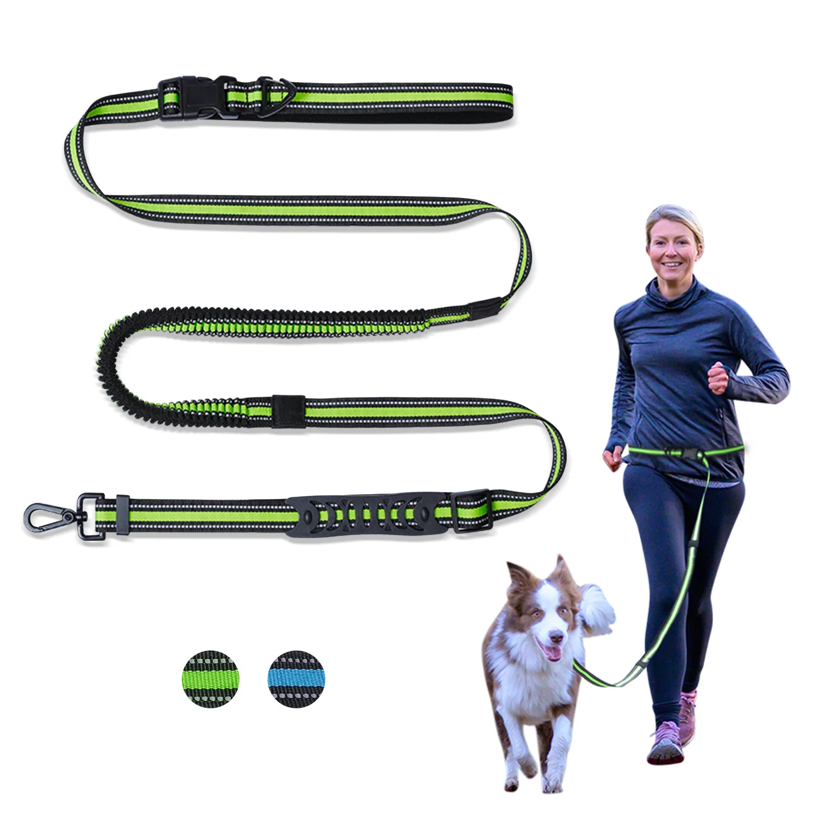 Explosion-proof Punch Dog Hook Leash Tangle Free 360 Degree Sports Retractable Custom Dog Leash