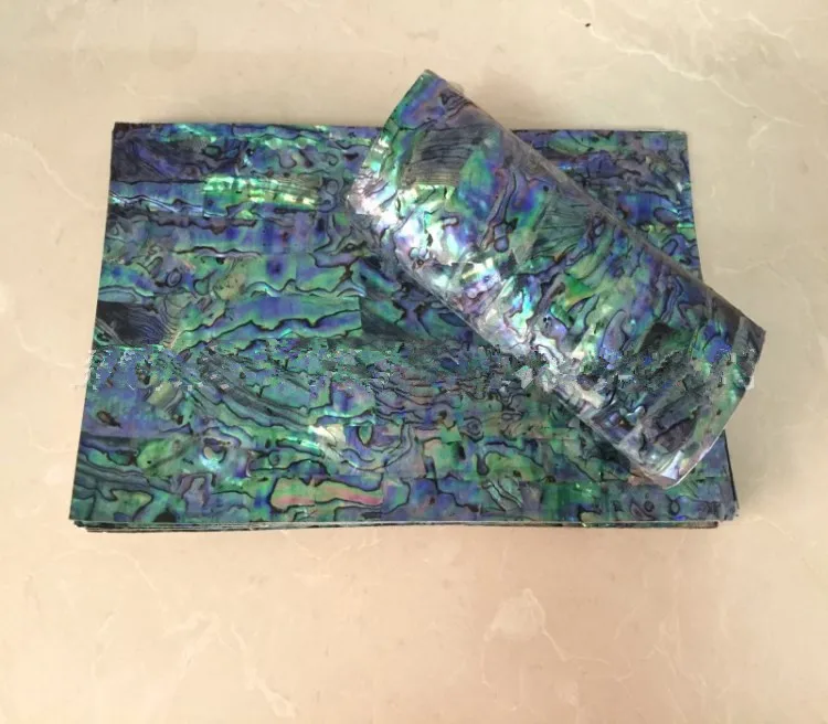 5.5x9.5 Inch 2Pcs Ectangle Imitation Shells Stickes Abalone