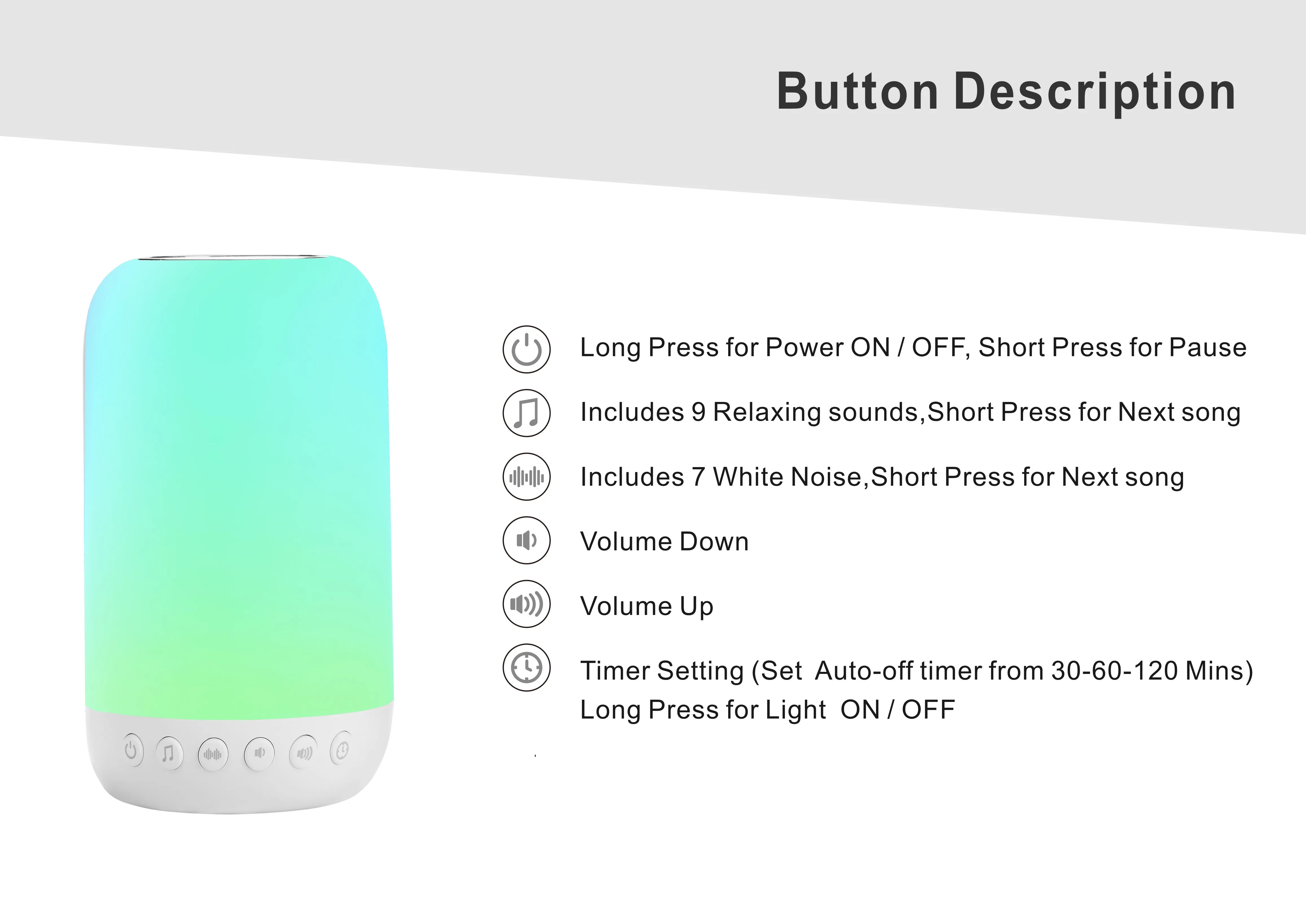 New Touch Led Dimmable Rgb Night Light Sleep Light Baby Night Light