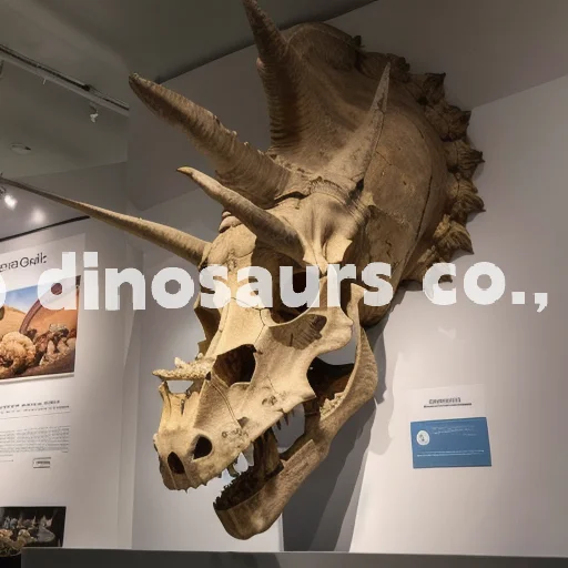 Large Artificial Realistic Dinosaur Fossils Animatronic Model For Sale