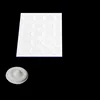 One sheet of 20 white granules
