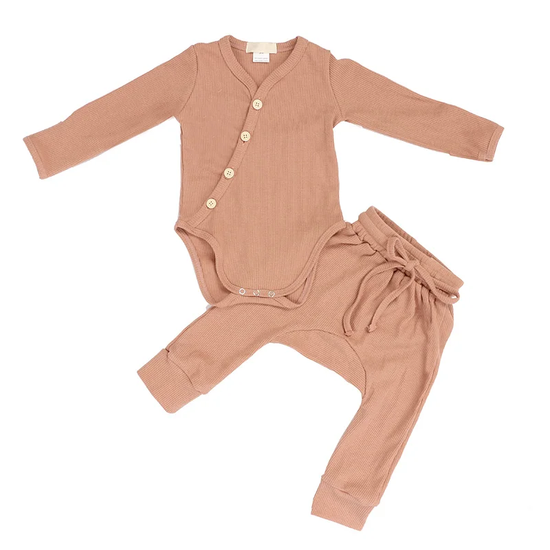 Ensemble Deux Pieces De Couleur Unie Pour Bebe Tenue Avec Boutons Et Boutons Pantalon A Cordon Design De Fantaisie 2 Pieces Buy Vetements Ensemble Fille Vetements Bebe Product On Alibaba Com