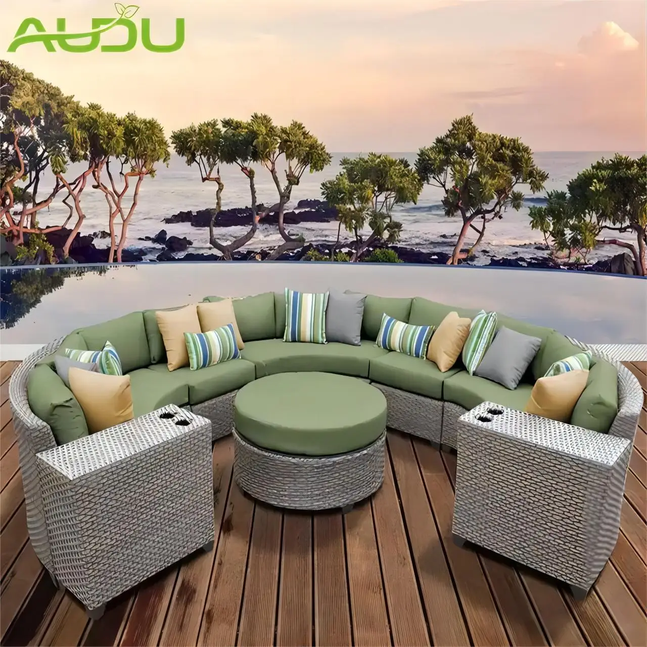 Alaska Patio Garden Outdoor Wicker Rattan Furniture| Alibaba.com