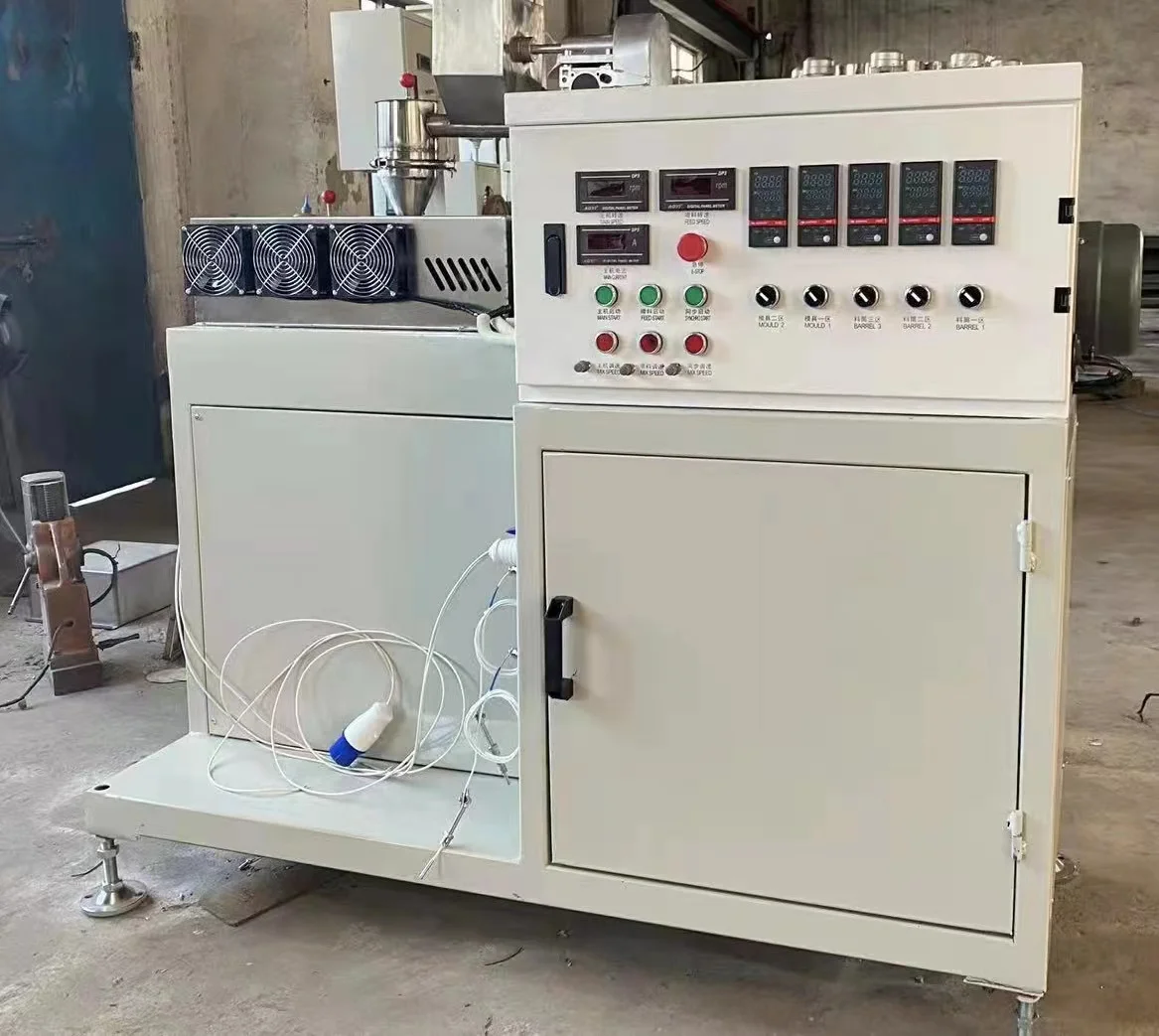 Lab Scale Precious Plastic Extruder Machine Small Twin Single Screw Extruder
