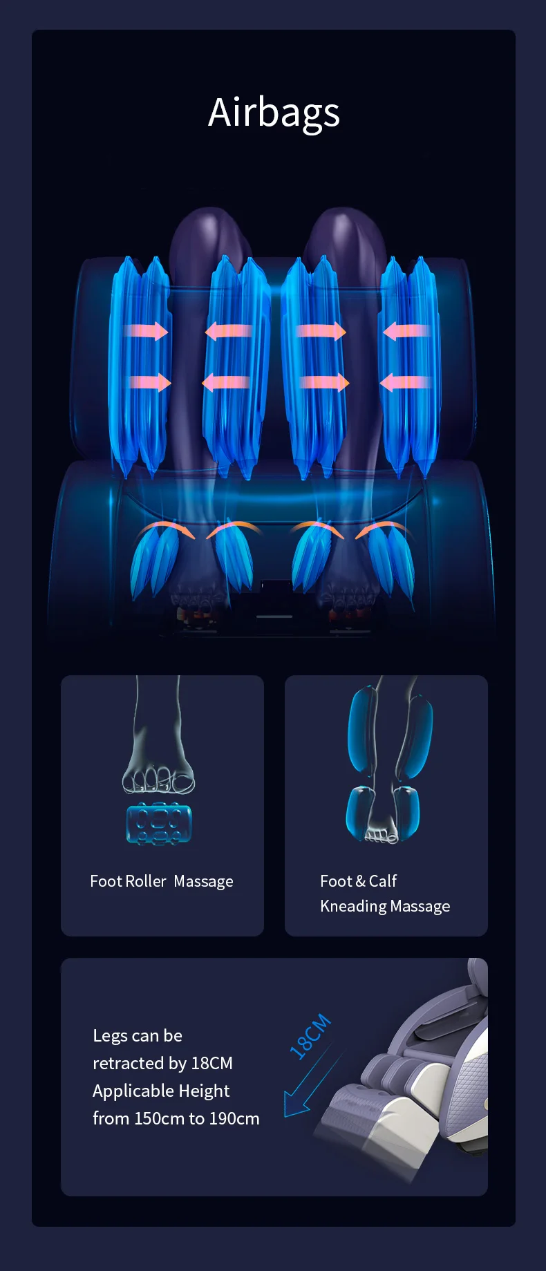 Zero Gravity Massage Chair From Oways With Six Different Massage Modes