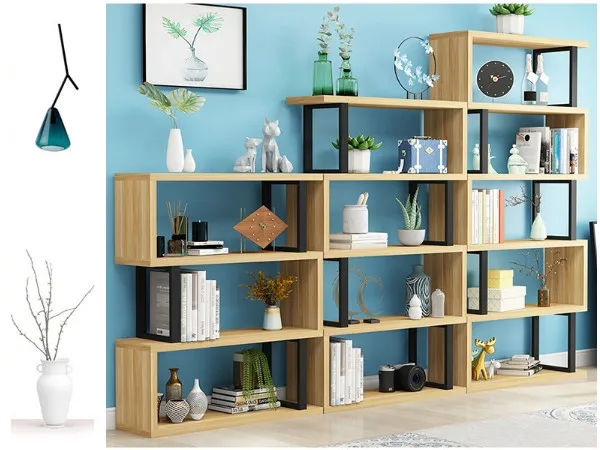 Modern Style Floating Cube Shelf Rectangular Wall Shelf Geometric Display Wall Shelf
