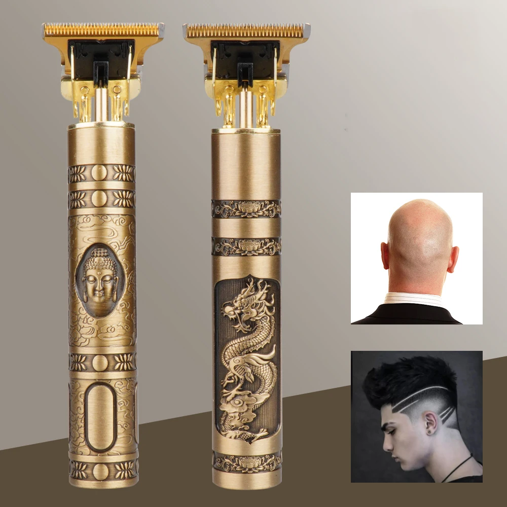 Низкая цена профессиональная Водонепроницаемая машинка для стрижки волос T9 триммер бороды электрические бритвы