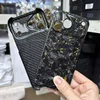 Gold shiny forged carbon fiber