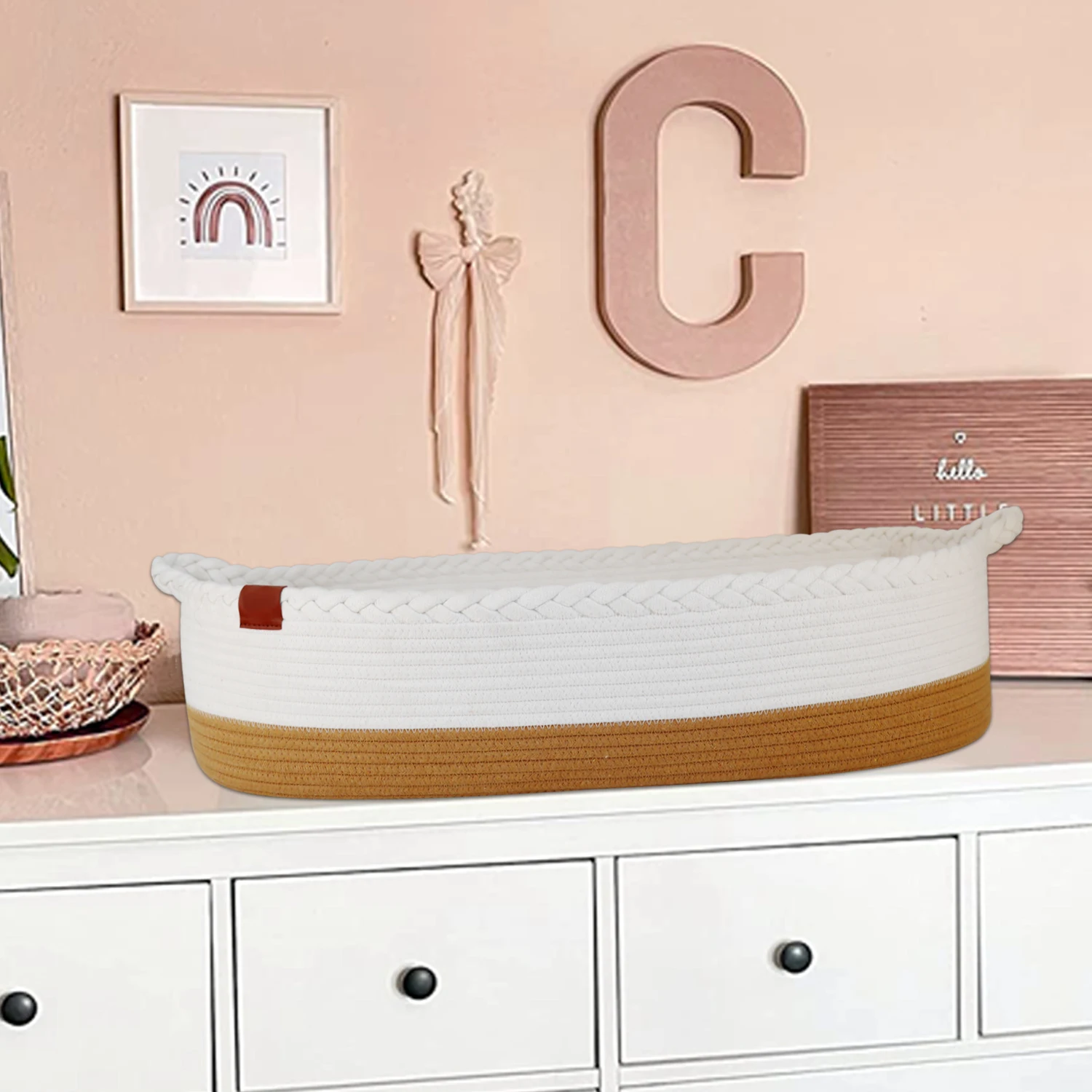 2023 Top Selling Moses Diaper Basket Foldable Diaper Caddy Organizer 2