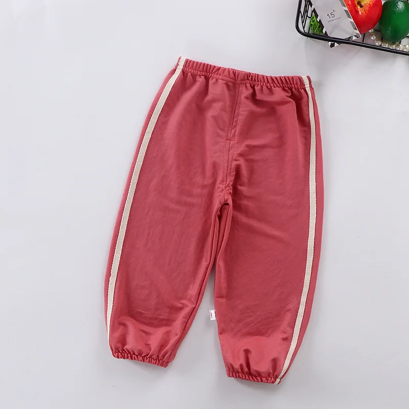 Летние детские шаровары с защитой от комаров брюки для маленьких мальчиков