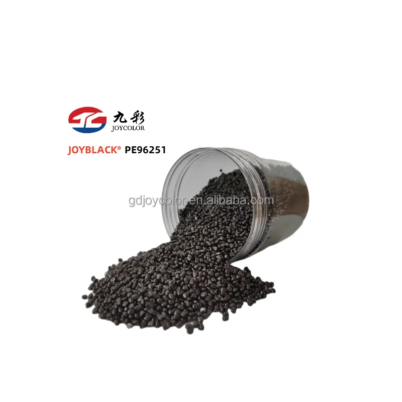 Китайская фабрика поставляющая пластмассовый материал не переработанный высокоструйный полиэтиленовый цветной мастер-пакет/черная