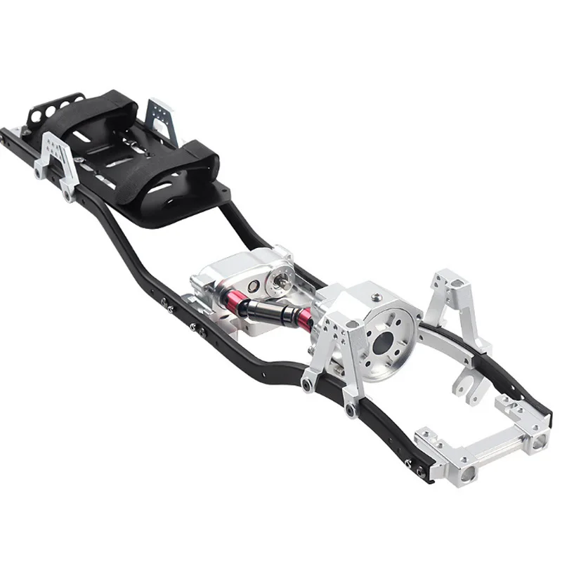 Austar Black Chassis Frame For 1/10 SCX10 II 90046 RC Crawler – DIY Build Base