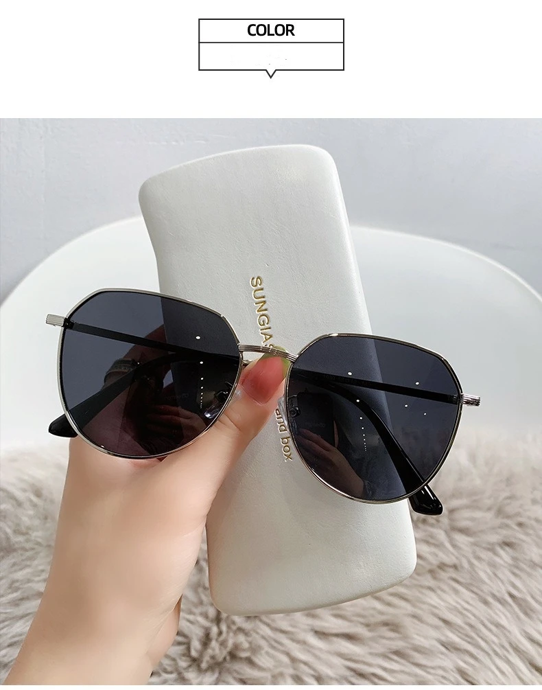 New Fashionable Metal Mens Polarized Sunglasses Uv Protection With Anti-Uv Glasses for Outdoor Driving Activities