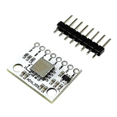 ADXL355 triaxial accelerometer sensor module is an industrial-grade  low-power integrated temperature sensor with digital output