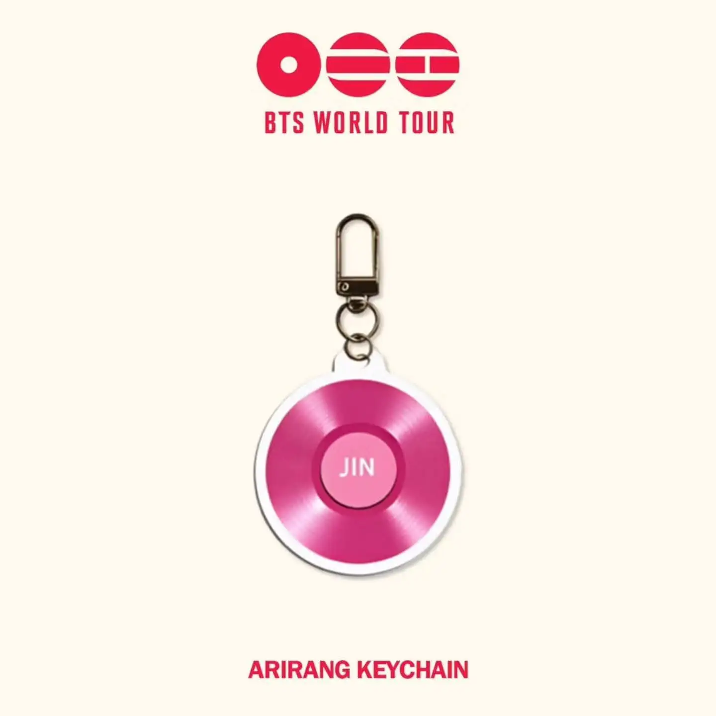 KPOP Idol Bt Boys 2026 World Tour ARIRANG CD Plastic Keyring