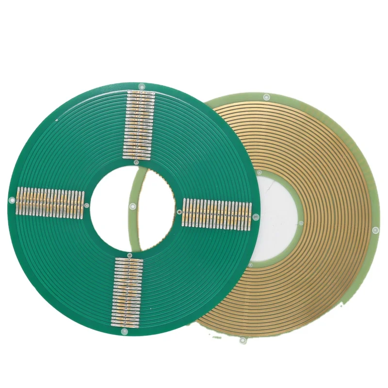 High speed 360 Rotating Electric PCB Pancake slip ring ultra thin 6mm pancace slipring 12 circuits