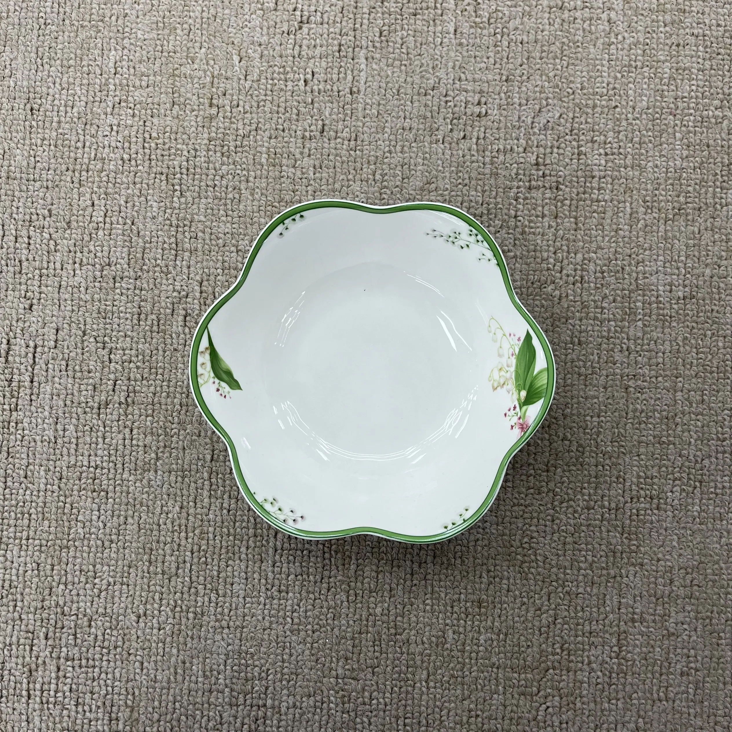 product 220ml lily of the valley fresh spring floral tableware for afternoon tea  quiet reading breaks porcelain coffee cup  saucer-11