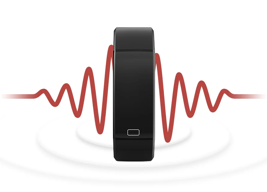 Smart Adjustable Bracelet with Vibration Sensor & Bluetooth 5.0