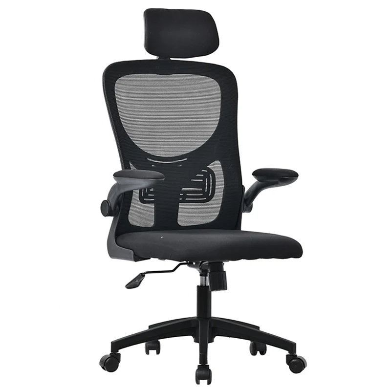 Modern Swivel Massage Ergonomic Mesh Back Wooden Ceo Soft India Desk Armrest Executive Brown Office Chair
