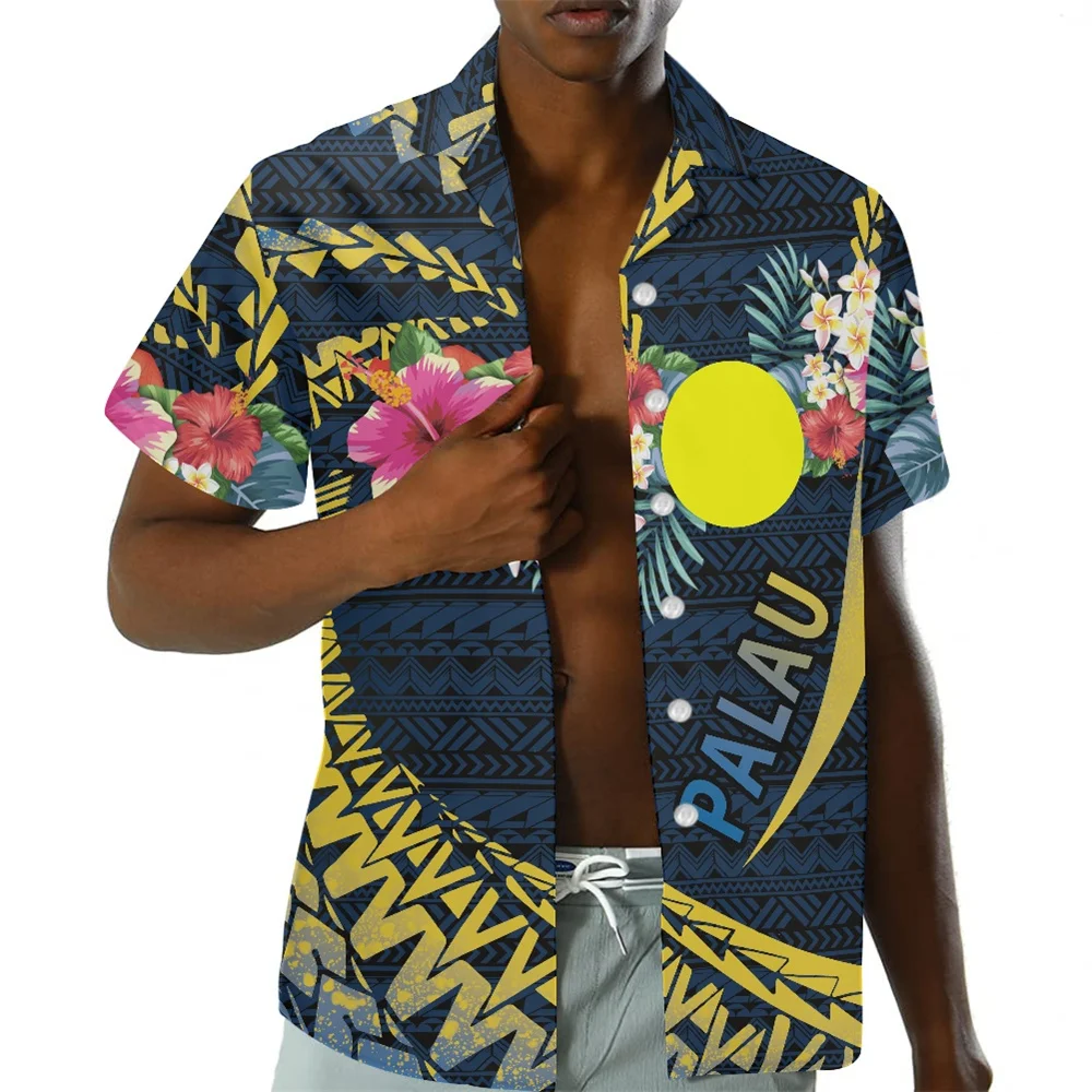 Camicia hawaiana arcobaleno Hawaii classica con bottoni a manica corta da uomo XXL - Italia