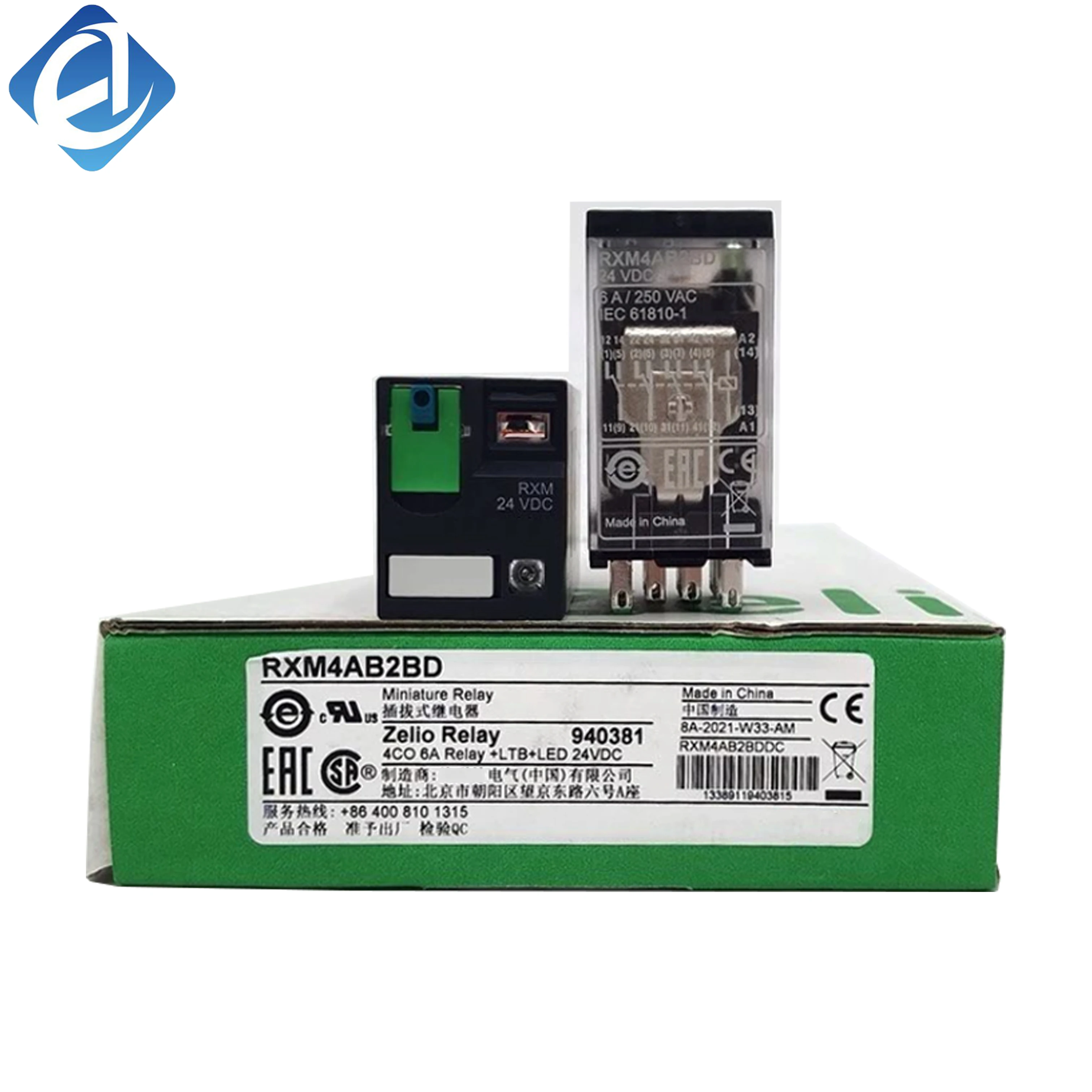 শিল্প নিয়ন্ত্রণের জন্য স্টকে উপলব্ধ নতুন মূল পিএলসি আরএক্সএম৪এবি২বিডি নিয়ন্ত্রণ রিলে এবং শিল্প সিপিইউ পণ্য